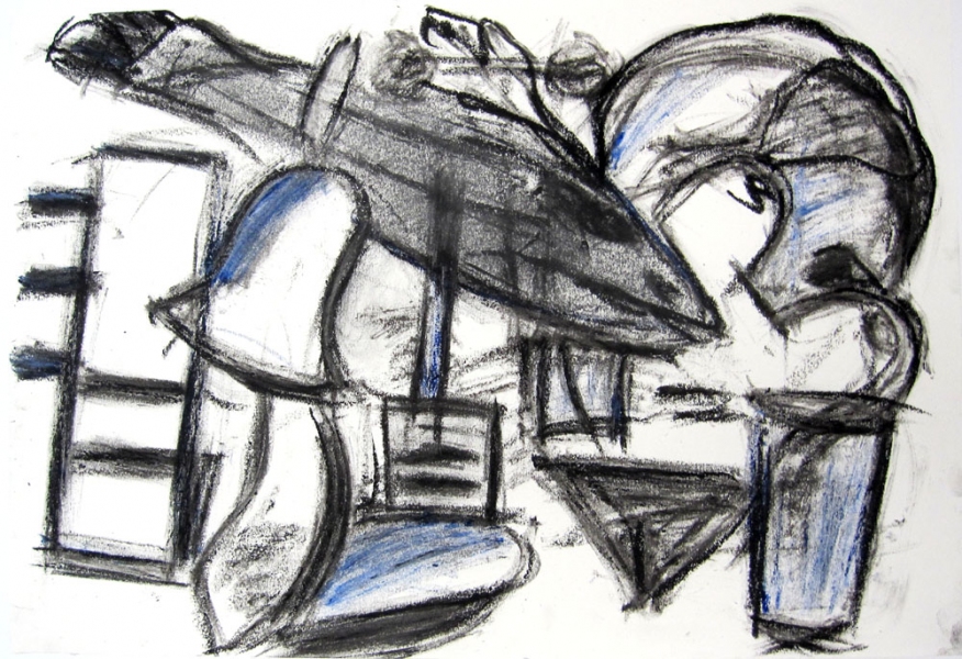 Dinner Bell Robert G. Edelman Art Consultant/Writer/Independent Curator Works on paper Oil stick and graphite on paper
