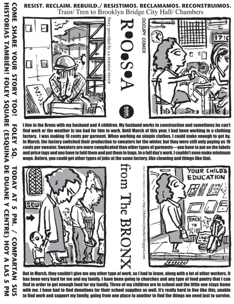 Rosa From The Bronx FAST and FURIOUS Comics/Occupy Comix