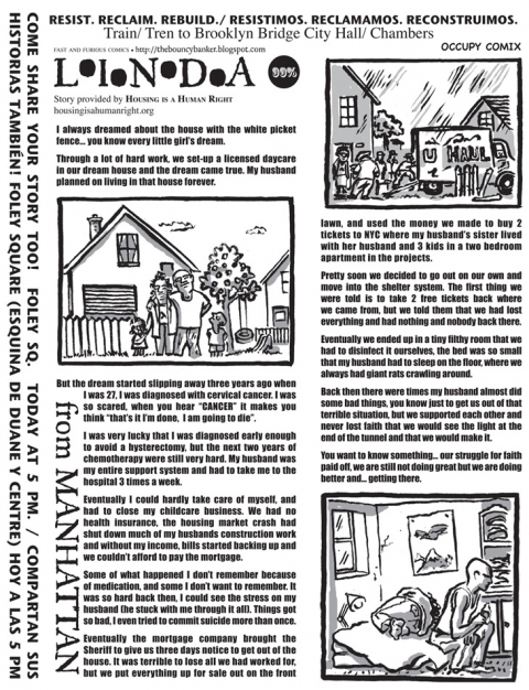Linda From Manhattan FAST and FURIOUS Comics/Occupy Comix