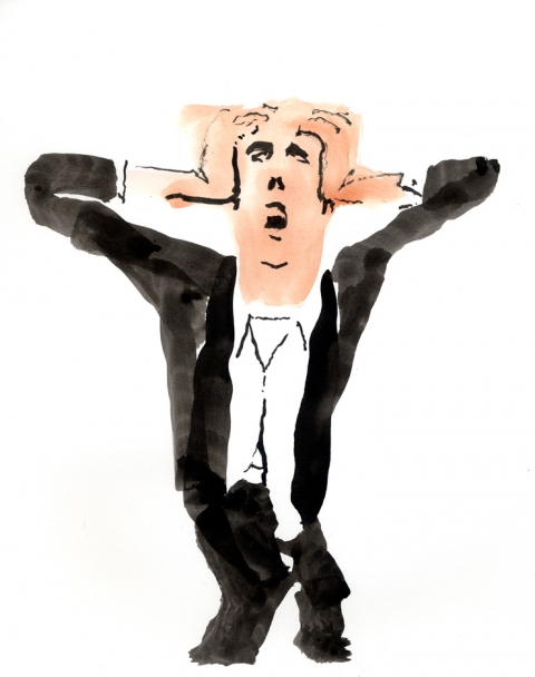 Speculator Paintings On Paper ink and acrylic