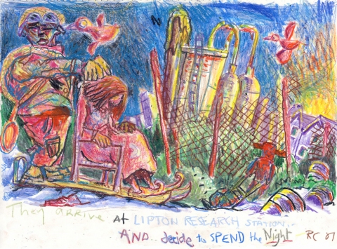 Lipton Research Station Narratives of the Bruxist Collective crayons