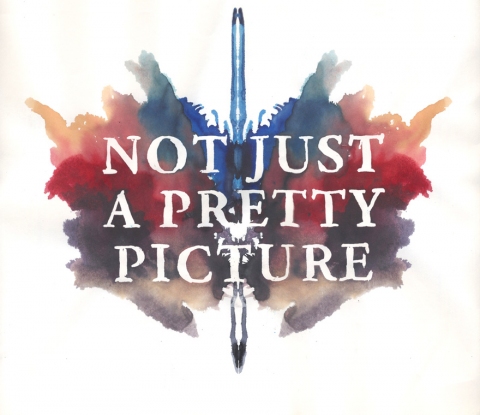 Not Just A Pretty Picture Think Blot Paintings ink