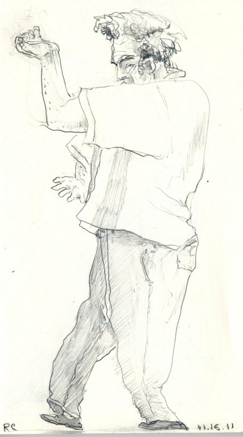 Tai Chi Drawing, photography and Print pencil