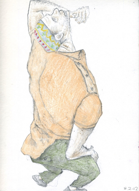Civilian Drawing, photography and Print Pencil and crayon