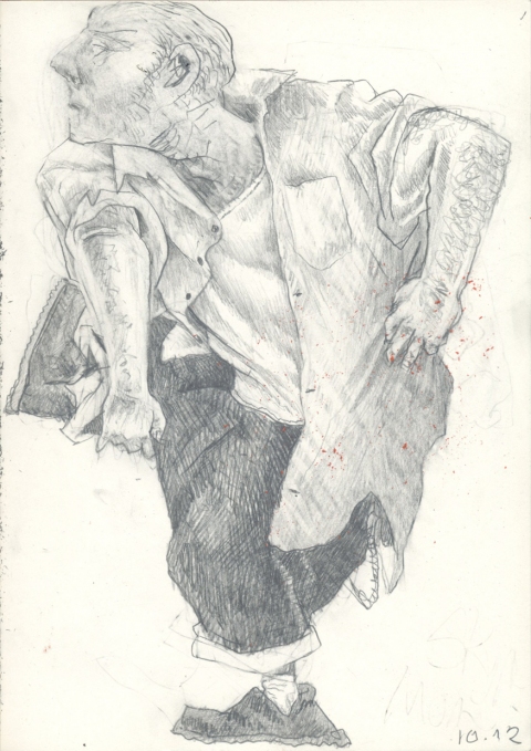 Stomp Drawing, photography and Print pencil