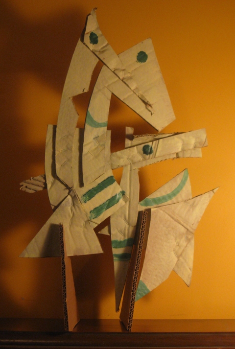 Harras Cardboard, Wood and Stone cardboard/paint