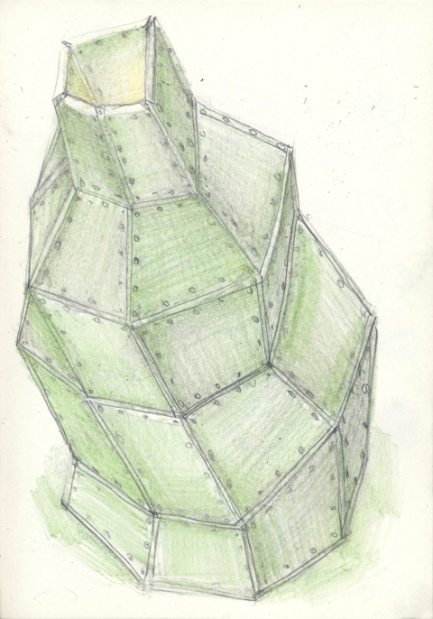 Light Pod Drawing, photography and Print pencil/crayon