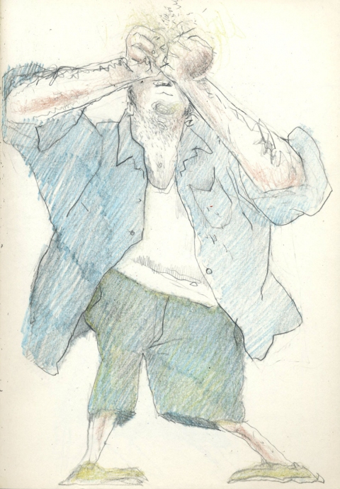 Crush Drawing, photography and Print pencil/crayon