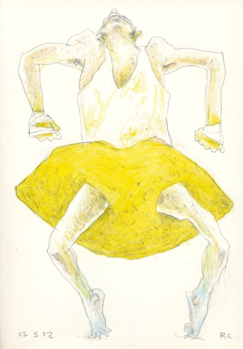 Lemon Drawing, photography and Print pencil/crayon