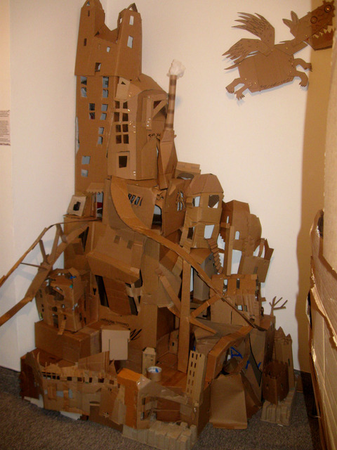 The City Cardboard, Wood and Stone Cardboard