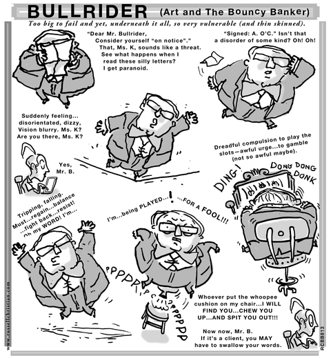 BULLRIDER (Art and the Bouncy Banker) 8.13 The Bouncy Banker