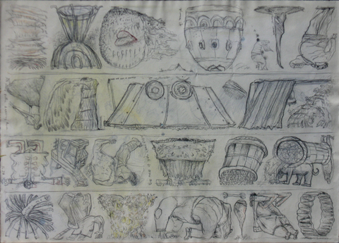 Mine Closure Drawing, photography and Print Mixed media