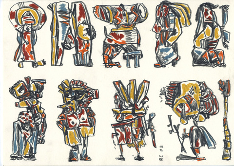 Men of The Cloth Archives crayon