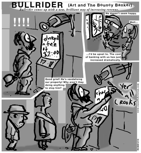Bullrider (Art and the Bouncy Banker) 12.13 The Bouncy Banker