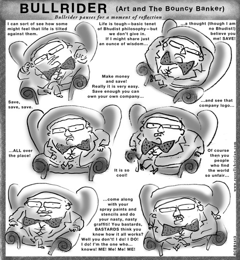 Bullrider (Art and the Bouncy Banker) 14.13 The Bouncy Banker