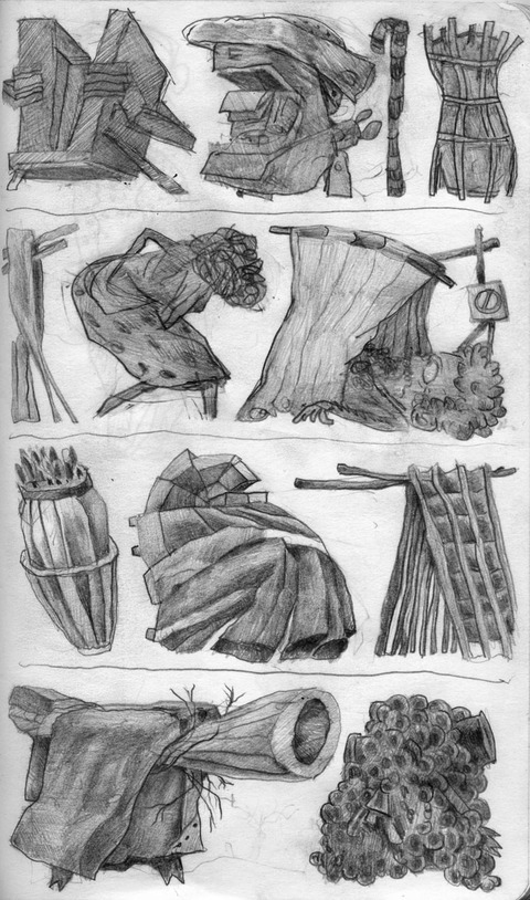 Improvisions Drawing, photography and Print pencil