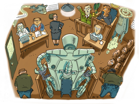 Human Rights Watch: Mind The Gap Published Illustration