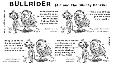 Brexit—Bullrider (Art and the Bouncy Banker) 6.16 The Bouncy Banker