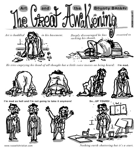 Art and the Bouncy Banker—The Great Awakening The Bouncy Banker