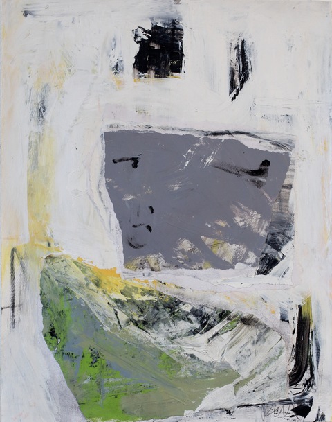 Ruth Mordecai Works on Paper small scale 2013 - 2011  Acrylic, collage and oil on gessoed paper