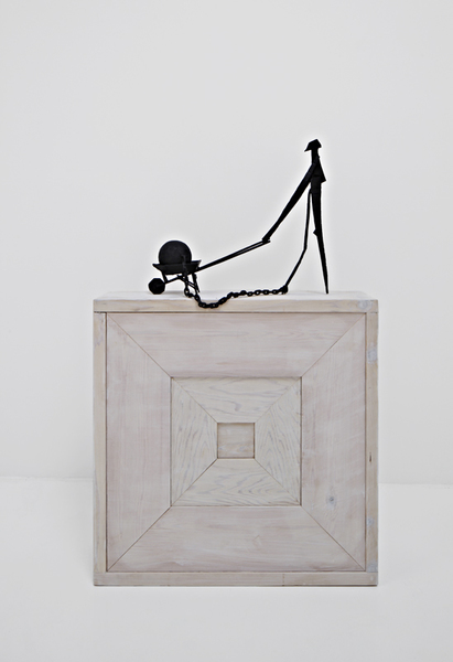 Wheelbarrow RYAN JOHNSON Work Bronze, cedar
