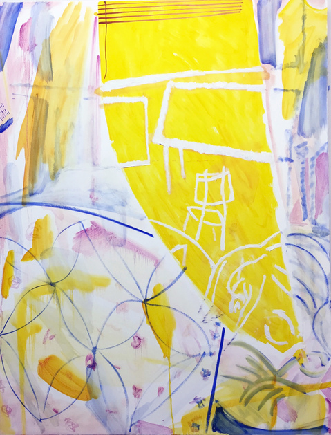 Asleep in the Sun ryan syrell paintings 2016-2018 oil on canvas