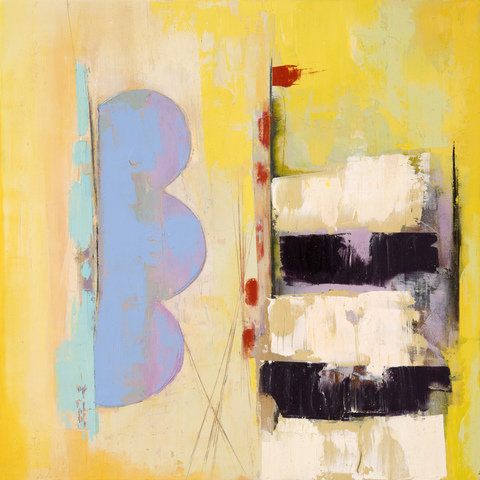 Scoot #3 Recent Paintings Oil, cold wax on panel