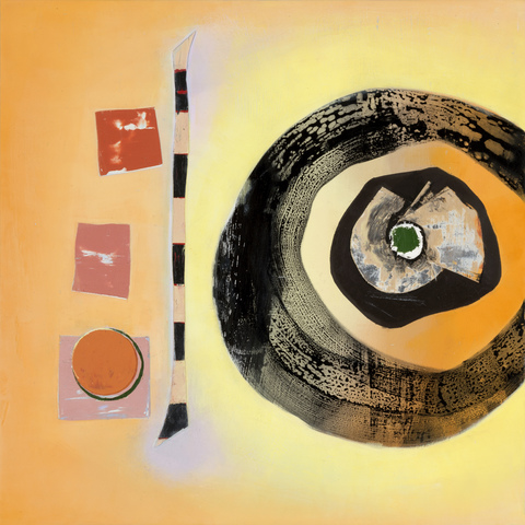 Spin Round Recent Paintings Oil, cold wax on panel