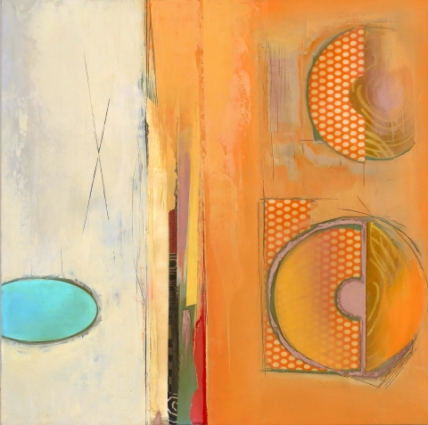Blue Note More Paintings Oil, wax, collage on Panel