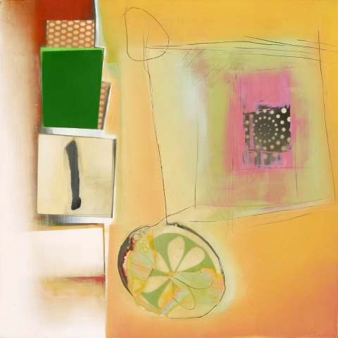 Runaway More Paintings Oil, wax, collage on Panel