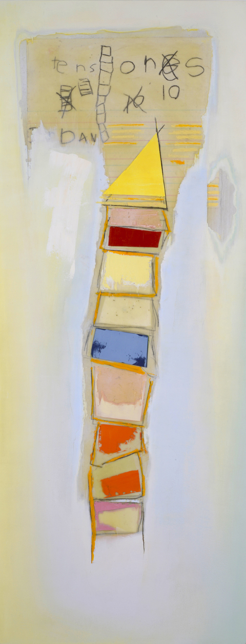 Stacking Tens More Paintings Oil, wax, mixed on panel