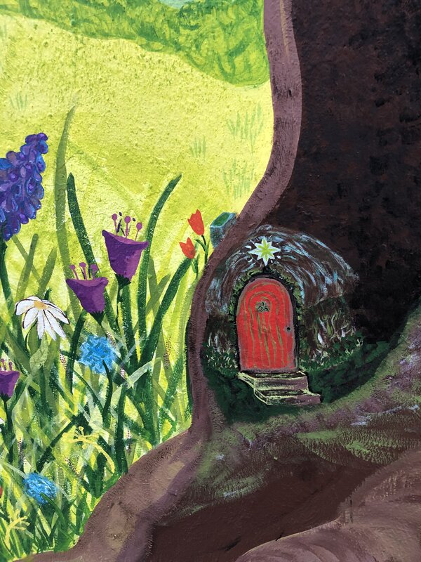 Overlooking Córrig in Carrigans Lower Murals