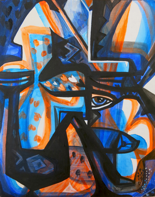 Wildcard Sarah Bedford Recent Work Acrylic on Panel