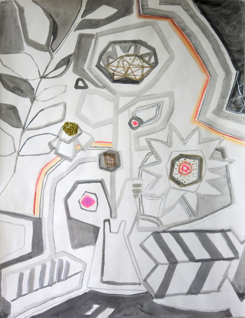 Crooked Light Sarah Bedford Recent Work Acrylic, pastel and collage on paper