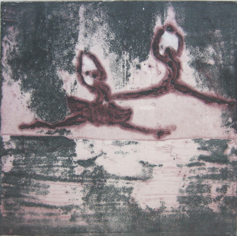 Untitled (Boston Ballet Series) Carborundums (Gallery 3) Carborundum collagraph
