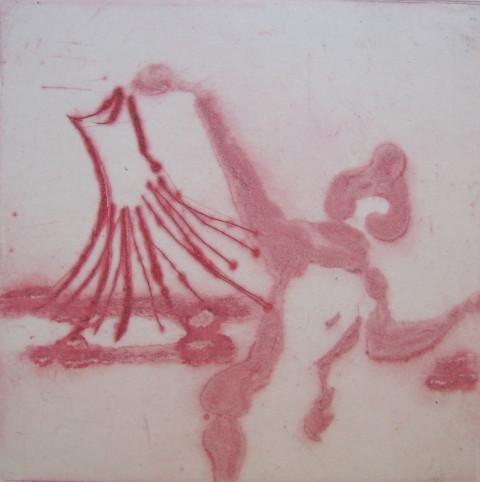 Untitled (Boston Ballet Series) Carborundums (Gallery 3) Carborundum collagraph