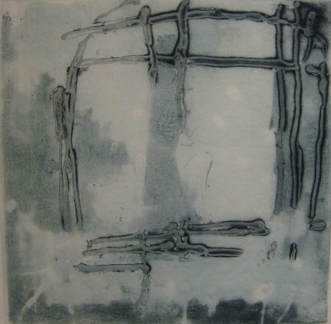 Untitled (Lake Series) Carborundums (Gallery 4) Carborundum collagraph on rice paper