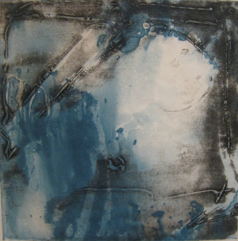 Untitled (Lake Series) Carborundums (Gallery 4) Carborundum collagraph on rice paper