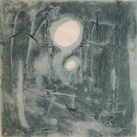 Untitled (Lake Series) Carborundums (Gallery 4) Carborundum collagraph on rice paper