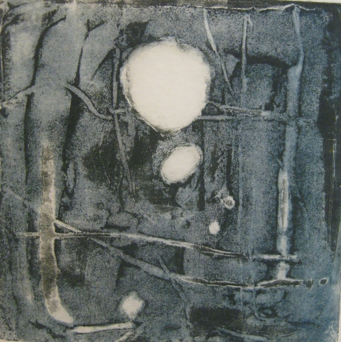 Untitled (Lake Series) Carborundums (Gallery 4) Carborundum collagraph on rice paper