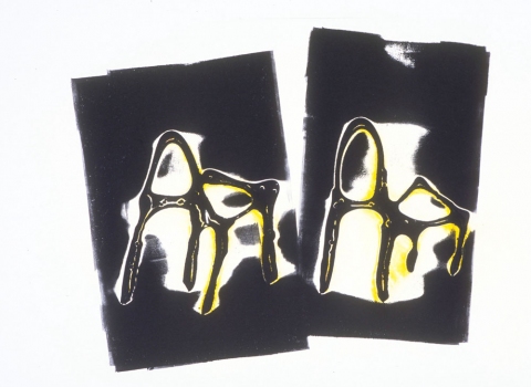Chairs Monoprints Monoprint