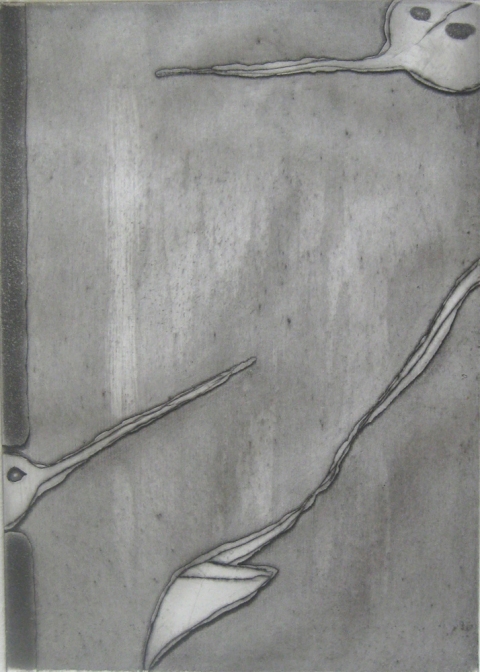 Untitled (Monsters) Etchings Spit bite aquatint