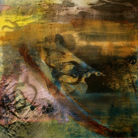 Kalachakra. the practice of working with the most subtle energies within one's body on the path to enlightenment. Evolution 3 acrylic/oil/spray on panel