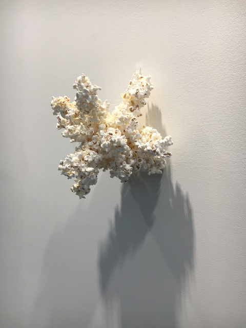 Big Bang Sera Mac NOW Popcorn, glue, string, sticks, foam ball