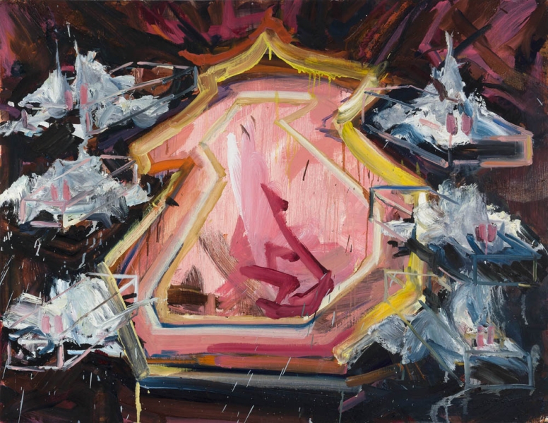 Untitled (Heaven's Gate) Shanna Waddell Cult Oil on Canvas