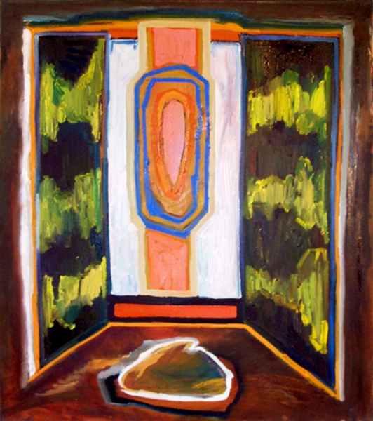 Medicine Cabinet Alterpiece 2 Shanna Waddell Transcendance oil on canvas
