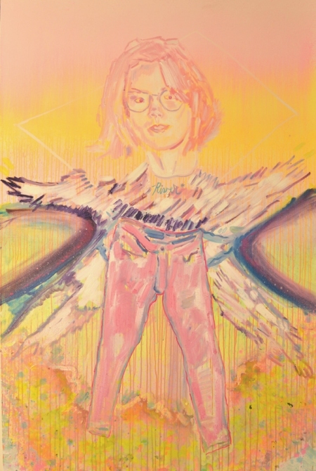 River Phoenix Shanna Waddell He, River Phoenix oil and acrylic on canvas