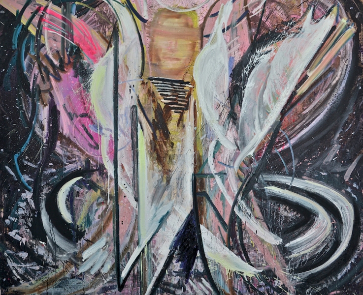Untitled (Kurt Cobain) Shanna Waddell He, Kurt Cobain oil on canvas
