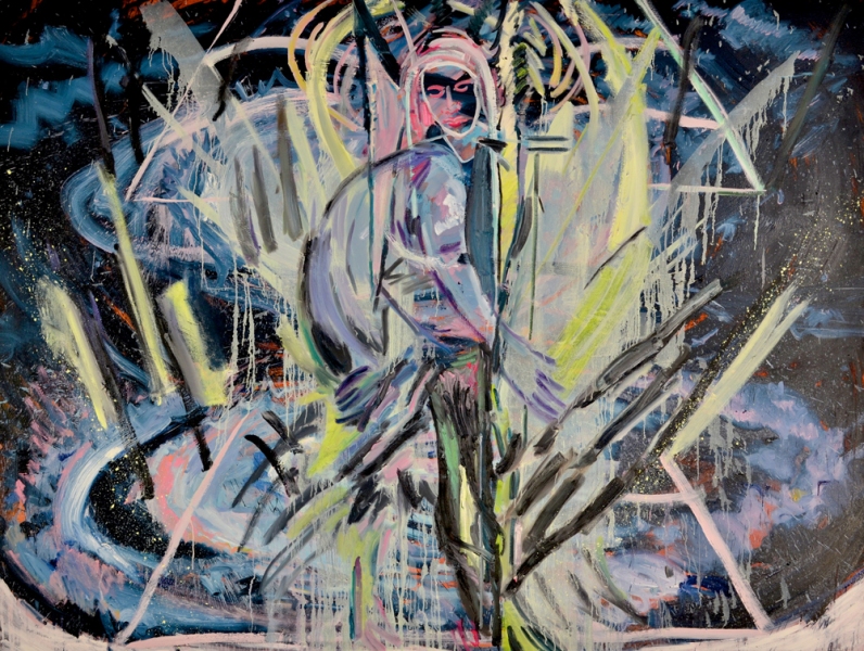 Untitled (Satan) Shanna Waddell He, Satan oil on canvas
