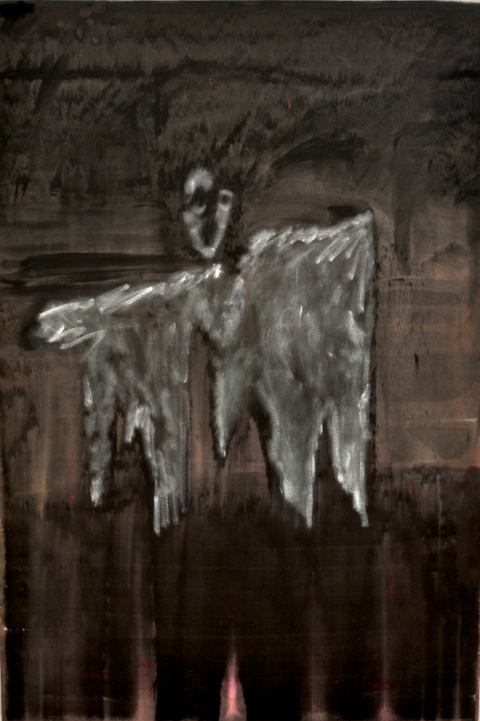 Ghost Rider (Satan) Shanna Waddell He, Satan oil on canvas